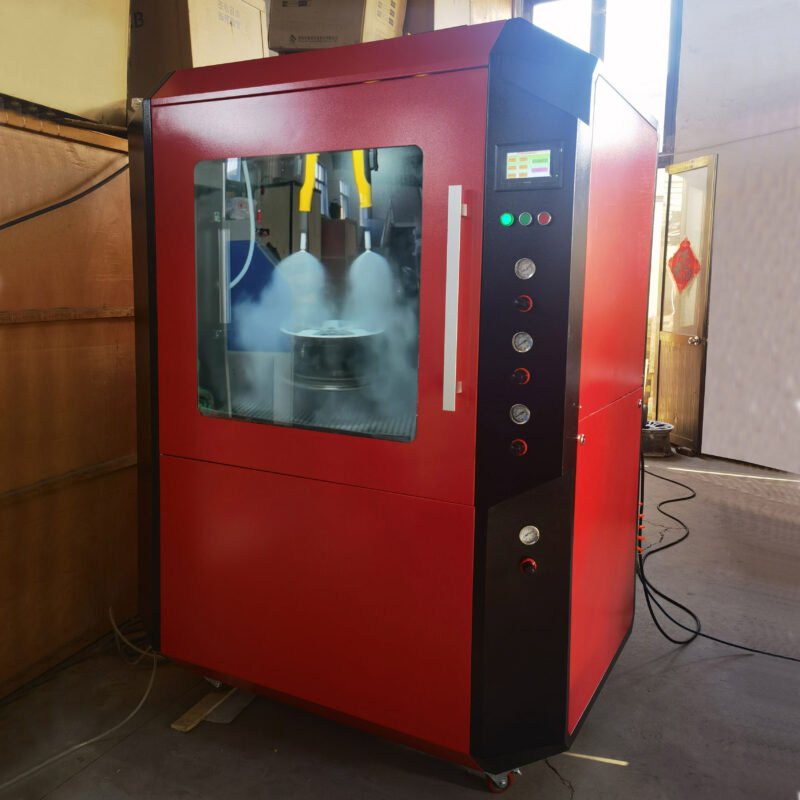 Automatic Wheel Powder Coating Machine With Dust Removal Box - Image 10