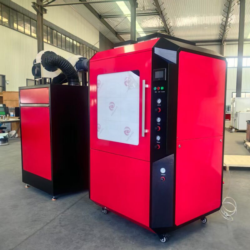 Automatic Wheel Powder Coating Machine With Dust Removal Box - Image 2